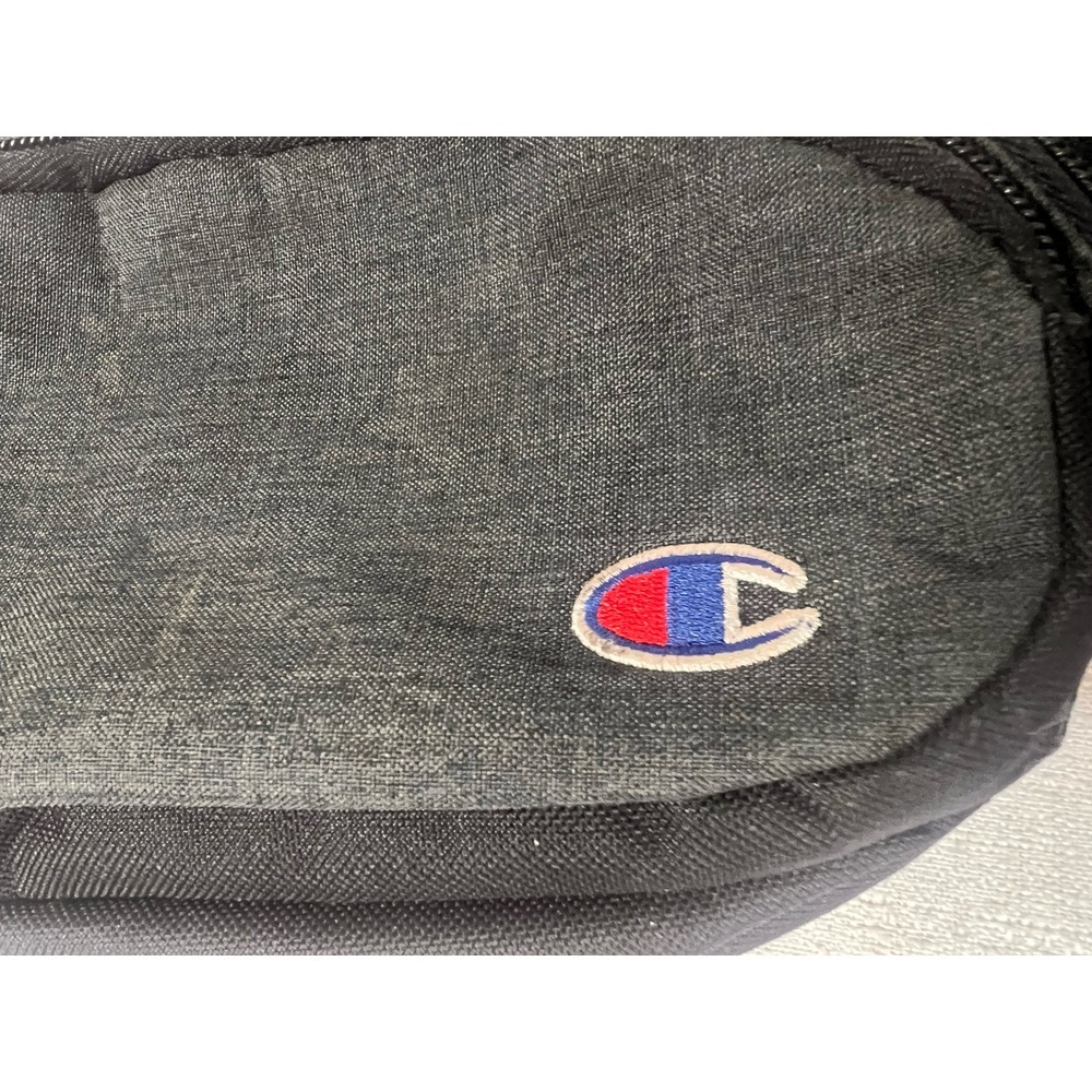 CHAMPION Forever Champ Signal Fanny Pack Gray/Black 2 Pocket Adjustable - Picture 2 of 8